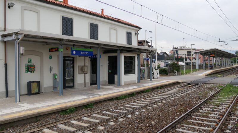 Completata la riqualificazione della stazione di AROSIO